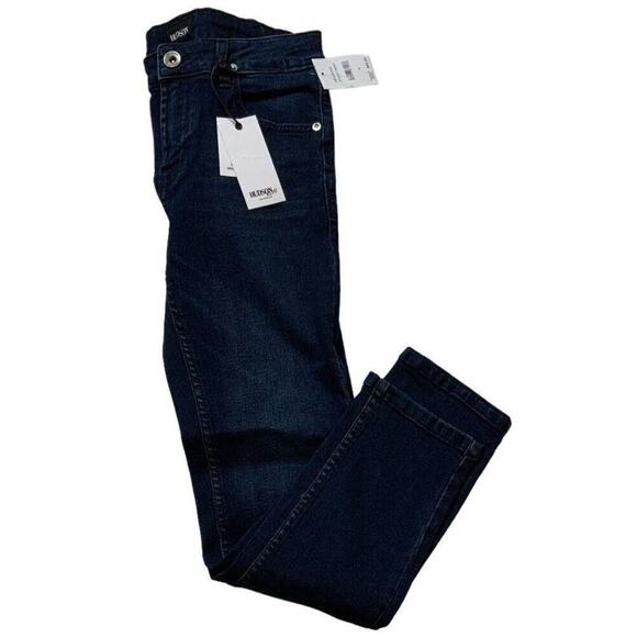 Hudson Kids Jeans Jude Original Skinny Size 10 Street Dark Wash Stretch Denim - Picture 7 of 13
